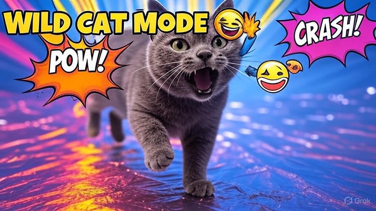 "When Cats Go Wild: Guaranteed Laughs!"