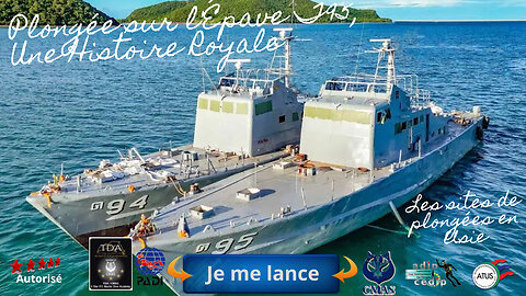🌸 Plongée sur l'Épave T95, Un Patrouilleur Royal Devenu un Récif Vibrant à Samae San