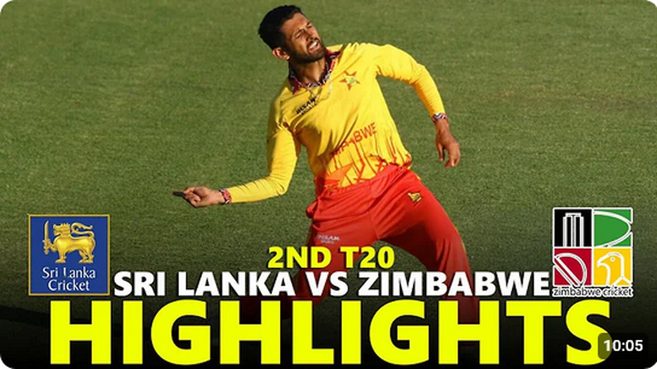 Zimbabwe vs Sri Lanka, 2nd T20I at Harare, ZIM vs SL, Sep 06 2025 - Match Highlights