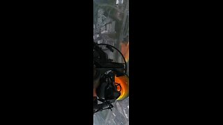 F 18 turning and burning