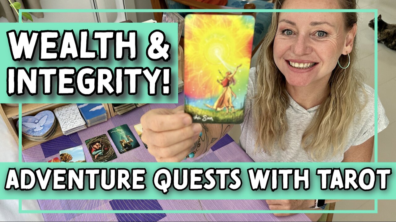 Adventure Quests with Tarot: Aligning Wealth & Integrity with the Sun