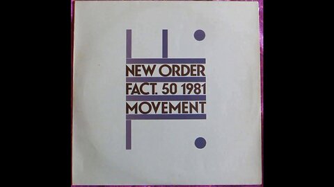 New Order - Movement (1981) ]Full Album] Vinyl Rip