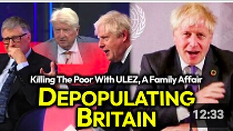 Boris & Stanley Johnson's Mission Of Mass Genocide - Kill Off 75% Of British People With Ecofascism