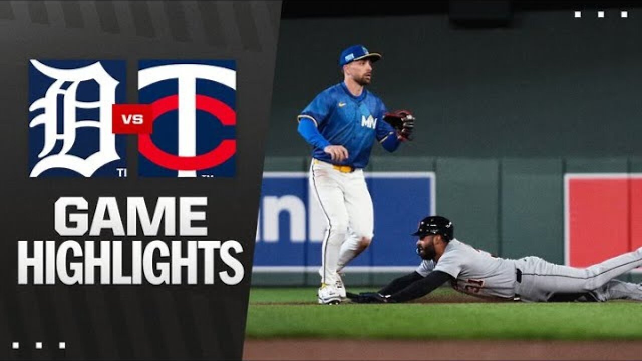 Tigers vs. Twins Highlights (4/11/25) | MLB Highlights