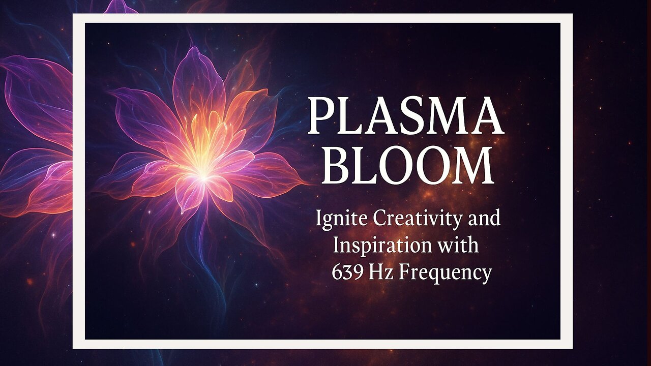 Plasma Bloom 🎵 Creative Awakening 🎨 Ignite Creativity and Inspiration with 639 Hz Frequency