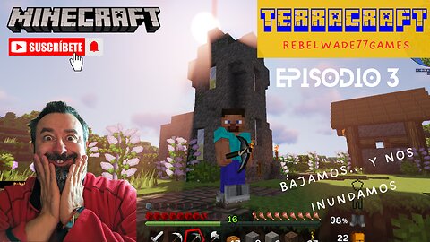 🔥 Nos jugamos la vida bajando a la SEGUNDA GRUTA 😨 Minecraft | Terracraft #3