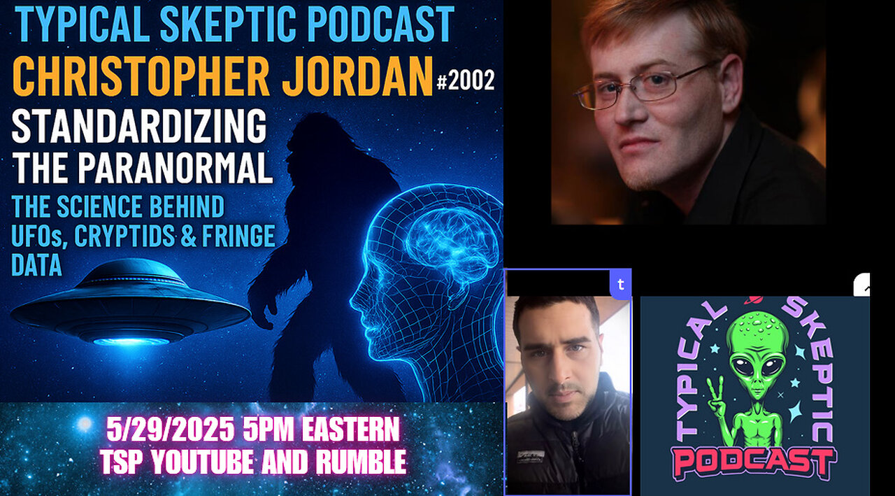 🎙 TSP #2002 – Christopher Jordan: The Science Behind UFOs, Cryptids & Fringe Data