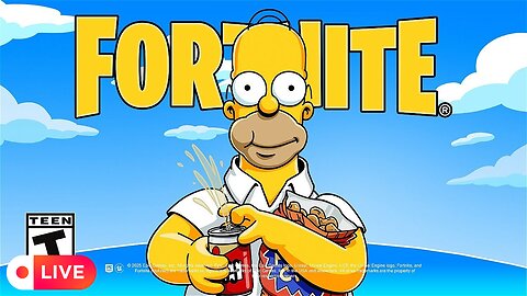 Fortnite Simpson Season Vibing on Reload