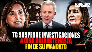 AGO 19 - Dina Boluarte: TC ordena suspender las investigaciones contra la presidente