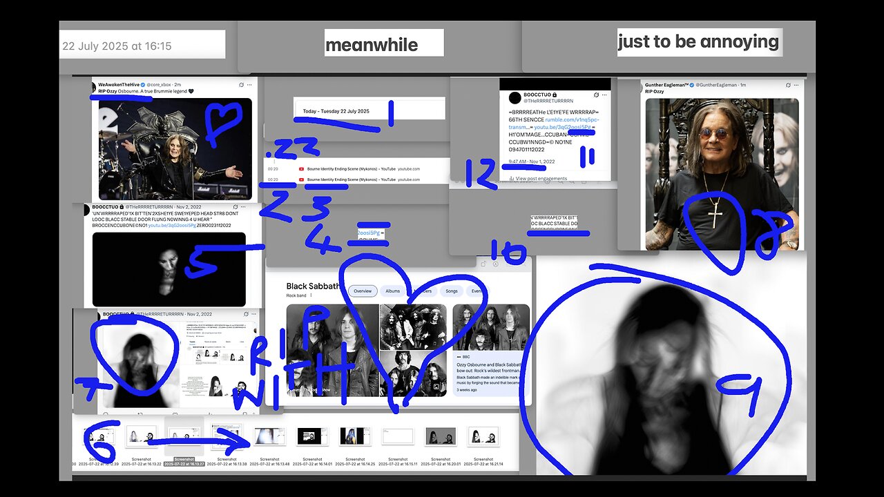 ((( UPD8 BLACC SWAO1NE... 'OZZI' R.1.P. @1927-43 ))) VIDEO 427 FOR NO OTHAHARE REASO1NE THAN "JUST TUO BE ANNOYING IN THE SILENT INTERLUDE..." RELEASED 163322072025