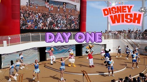 Day 1 Disney Wish Cruise: The Most Magical Boat Trip!