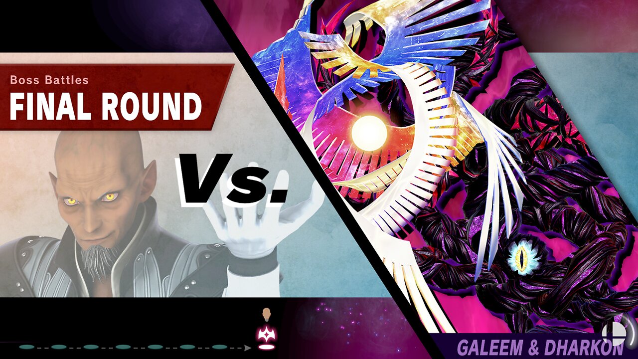 Master Xehanort (Sephiroth) vs SSBU Boss Battles 9.9 Difficulty Quickie [CRASH] -By -Dusk-
