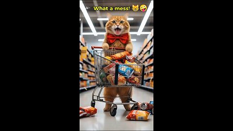 this greedy cat! 😸🤪