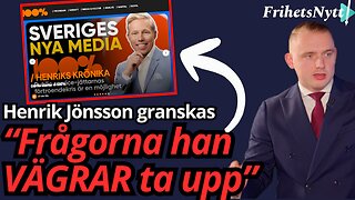 Frågorna som Henrik Jönsson vägrar ta upp - "Han är INTE en lösning"