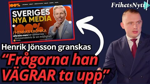 Frågorna som Henrik Jönsson vägrar ta upp - "Han är INTE en lösning"