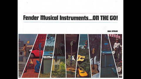 Fender Guitar Catalog 1968 #asmr #guitar #Fender #chill #relax