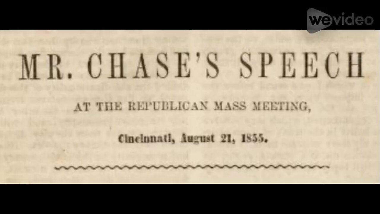 abolitionist Salmon Chase becoming one of the nation's first Republican Governors