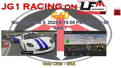 JG1 RACING on LFM - G40 - Velo Citta - BRA - Split 1
