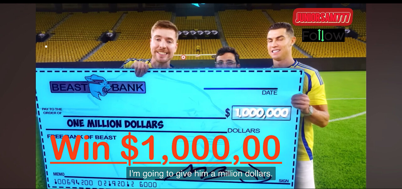 Beat Ronaldo, Win $1,000,000!!! Banger !!!