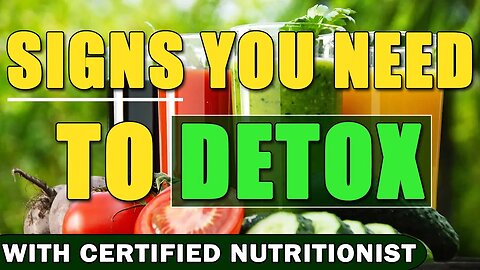Signs You Need To Detox