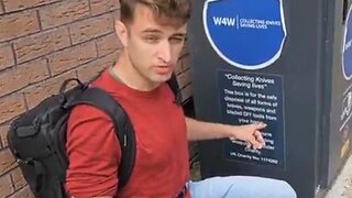 INSANE: London, England Has Installed “Knife Bins” to Tackle Knife Crime