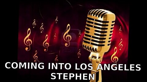 STEPHEN COMING INTO LOS ANGELES KARAOKE SPOTLIGHT