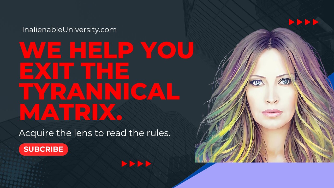 We Help You Exit The Tyrannical Matrix.