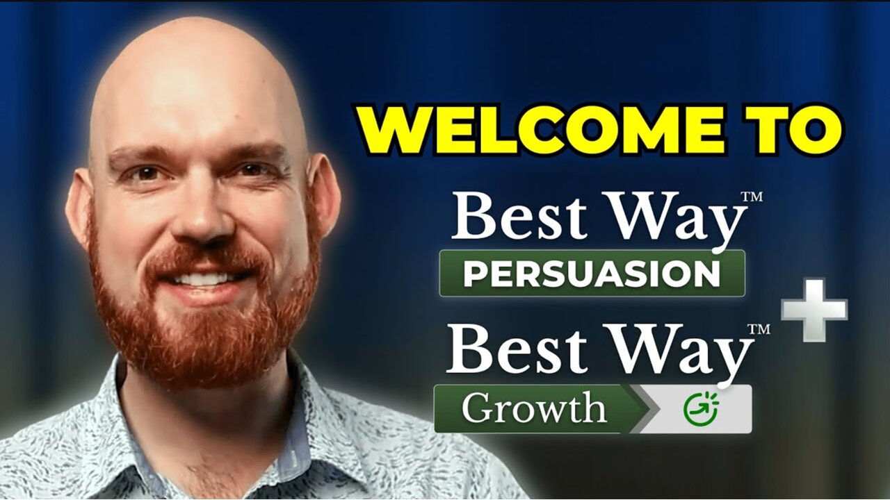 Best Way® Growth & Best Way® Persuasion: Celeb Ghostwriter & Writing Coach Joshua Lisec's Mastermind
