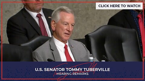 Senator Tuberville Speaks with USMC General Mahoney