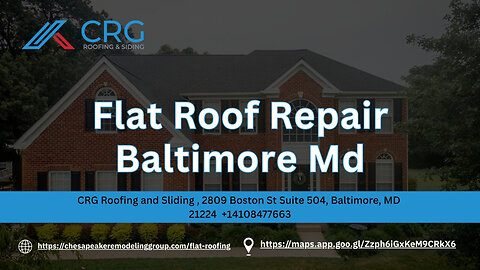 Flat Roof Repair Baltimore Md