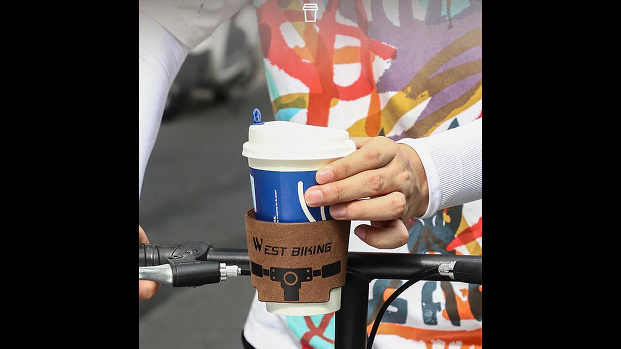 Bicycle Coffee Cup Holder