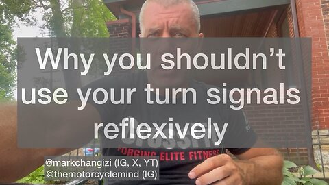 Why you shouldn’t use your turn signals reflexively