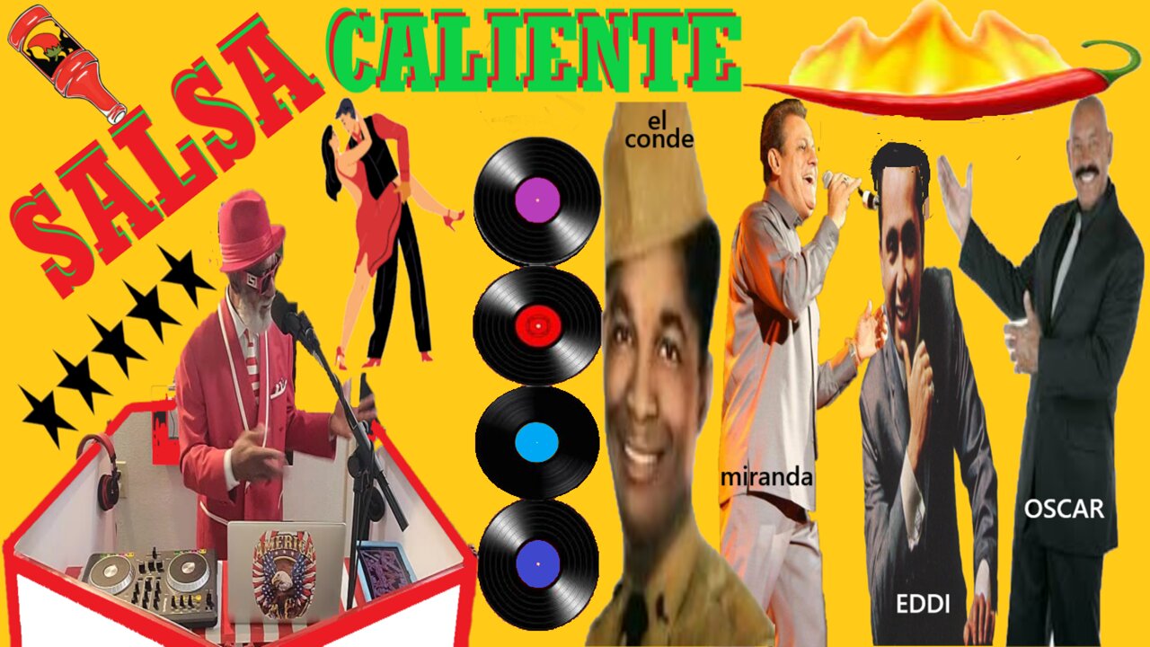 Salsa * Caliente Con El Conde Rodriguez ismael Miranda Eddi Palmieri y Oscar D Leon