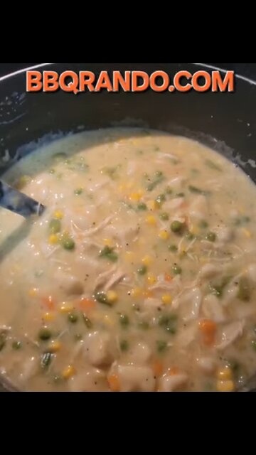 Chicken and Dumplings for Supper 🌵 #shorts #shortvideo