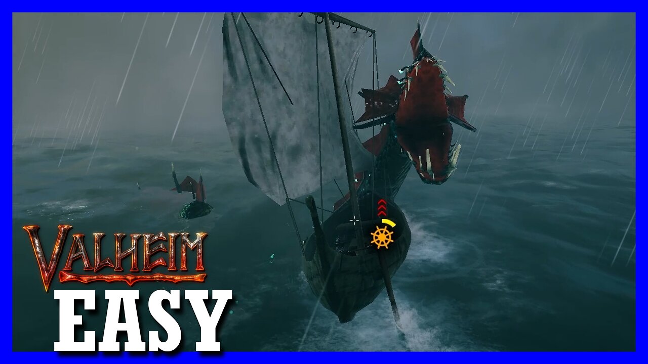 Defeated MODER and faced a SERPENT family — VALHEIM : easy (9)