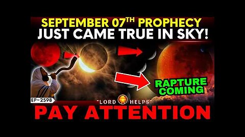 Biblical Prophecy Just Got Fulfilled In The Sky
