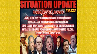 SITUATION UPDATE 7/10/25 - Merrick Garland Destroyed The Epstein Files But White Hats Have Copies