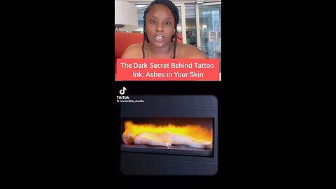 Tatoo Ink Contains Ashes From Cremated Remains😱