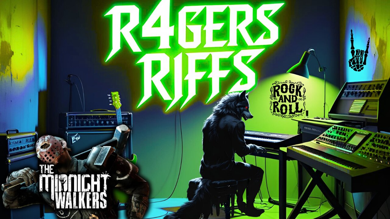 THE MIDNIGHT WALKERS / STUDIO REVEAL / "R4GERS RIFFS" starts next week