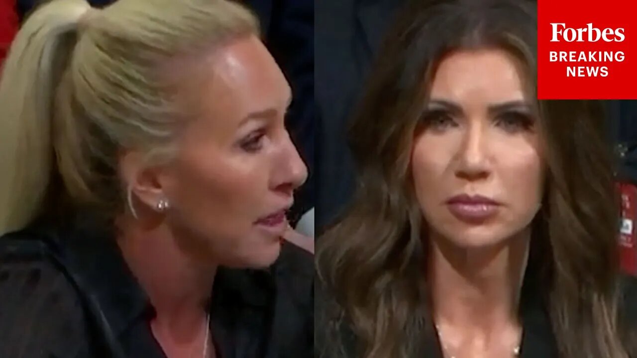 Marjorie Taylor Greene Asks Kristi Noem: How Will You Dismantle Biden-Era Ministry Of Truth