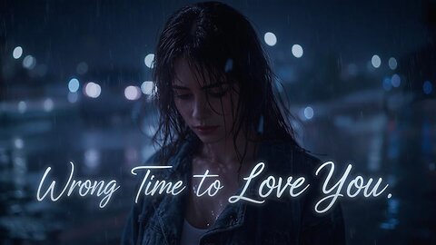 Wrong Time to Love You – Sad Love Song | Heartbreaking Lyrics Video 2025