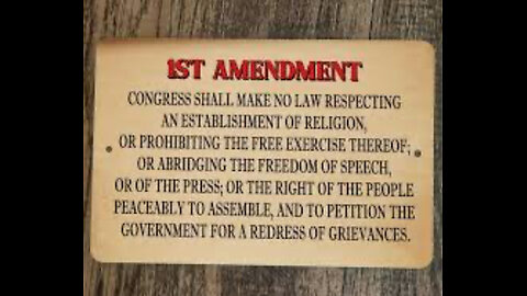 1st amendment