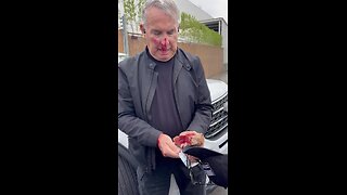 Security Guard Working With News Crew Attacked During Anti-ICE Protest in California