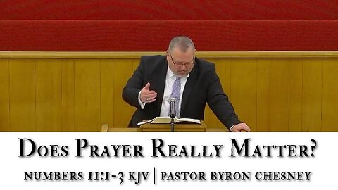 Does Prayer Really Matter?