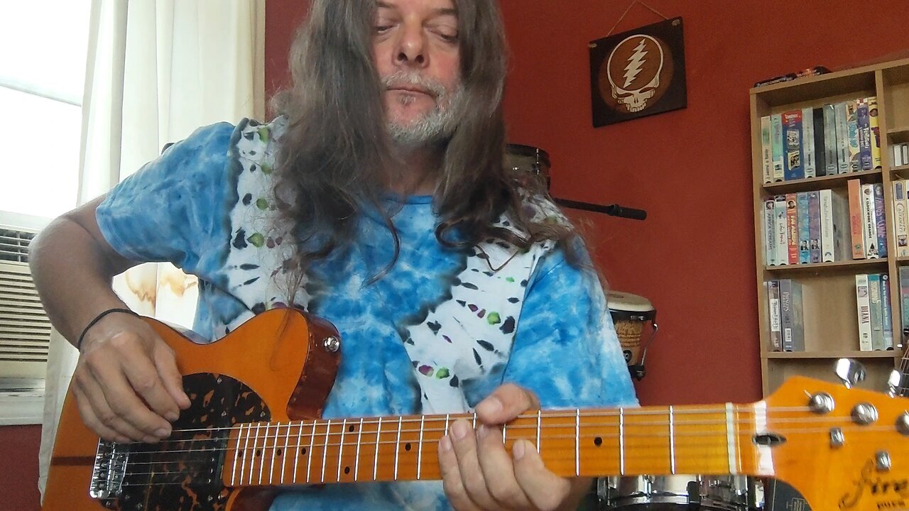Blues jam with Firefly guitar going thru Ibanez Tube Screamer Ts808 into Peavey Classic 30 amp