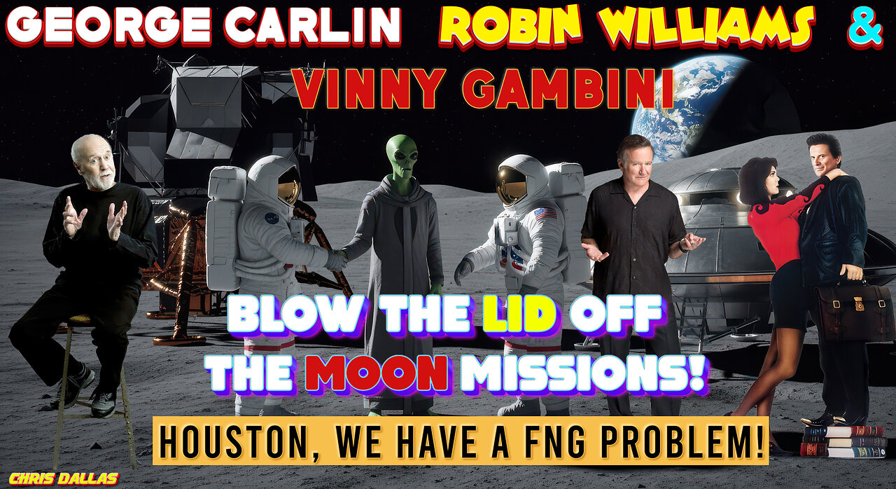 Robin, Carlin & Vinny Just Blew The Lid Off The Moon Missions! Houston We Got A FNG Problem!
