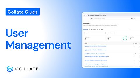 Collate Clues: User Management