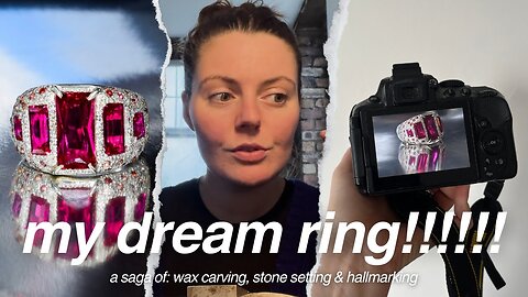 creating my dream ring from 925 silver and precious gems (rubies & sapphires)