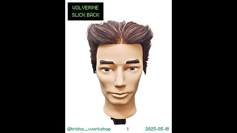 Wolverine Slick Back Haircut