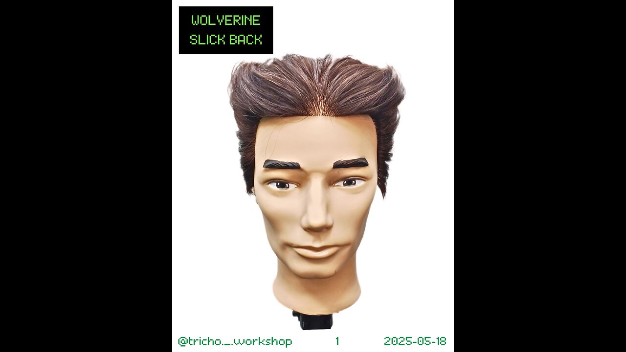 Wolverine Slick Back Haircut